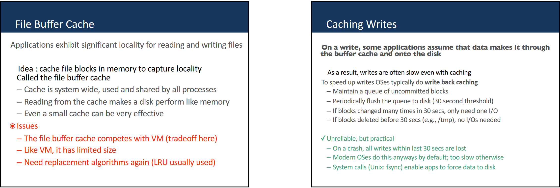 buffer cache